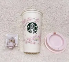 SAKURA 2025 リユーザブルカップ ＋ ドリンクホールキャップベアリスタ
