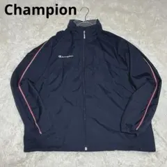 Champion チャンピオン ウインドブレーカー　 ジップアップ　ネイビー