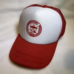 実況パワフルプロ野球 パワプロくん キャップ レッド約55〜60㎝