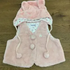 ミキハウス ベビーベスト、帽子