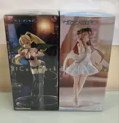 【送料込】ソードアート・オンライン BiCute フィギュア 2点セット