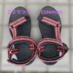 Coleman サンダル レッド 22.0cmのサムネイル