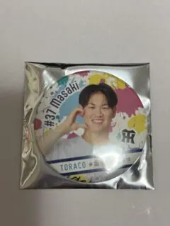 阪神タイガース 及川雅貴 TORACO 甲子園記念館 缶バッジ