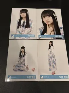 佐藤優羽 日向坂46 生写真 パステルコーデ コンプ - メルカリ