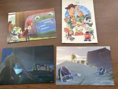 ディズニー トイストーリー 30周年上映 特典 ポストカードセット 4枚セット
