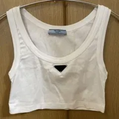 美品　正規品　タンクトップ　ショート丈　クロップド丈　36のサムネイル