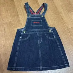 mikiHOUSE ミキハウス　デニムジャンバースカート　110cm