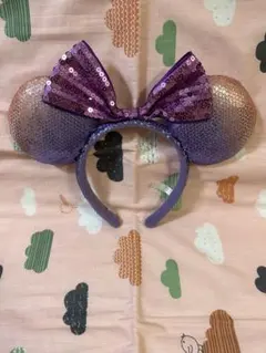 ディズニー紫カチューシャ