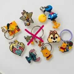 ◆107◆ディズニーキャラクターキーホルダーセット