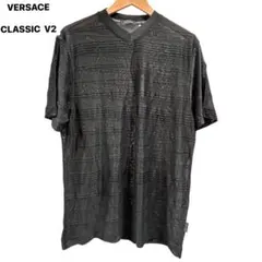 【M2】VERSACE CLASSIC V2 ブラック半袖シャツのサムネイル