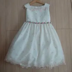 発表会　ドレス　白　130センチ