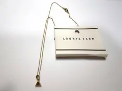 【新品未使用】LOWRYS FARM トライアングルネックレス レッドストーンのサムネイル