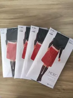 厚手90デニール日本製ハイソックス4点セット ミックスグレー#婦人靴下#通勤通学