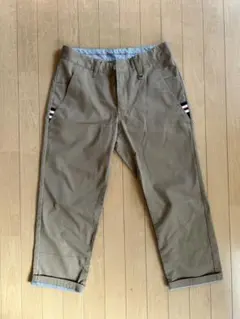 メンズ七分丈綿パンツ