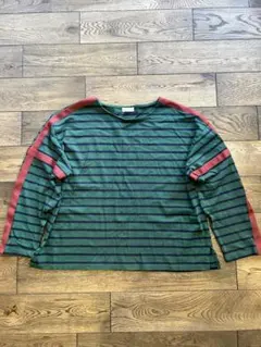 earth music&ecology ストライプ長袖Tシャツ