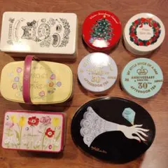 アフタヌーンティー・太陽の塔のお菓子空缶、ティー空缶セット【まとめ売り】