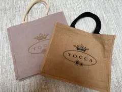 【レアカラー！】TOCCA ジュートバッグ 2点セットのサムネイル