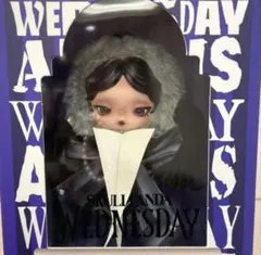 SKULLPANDA x Wednesday ぬいぐるみ