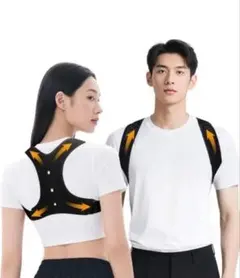 猫背ベルト 姿勢矯正サポート 背筋サポート Gagaciso 調整可伸縮