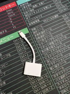 純正Apple ライトニングケーブル HDMI変換アダプタ A1348