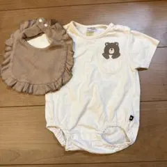 ベビー服 ロンパース スタイ セット クマのサムネイル