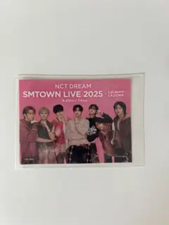 ららぽーと SM TOWN LIVE 2025のNCT DREAMステッカー