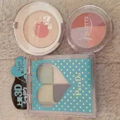 アイシャドウとチークのセット