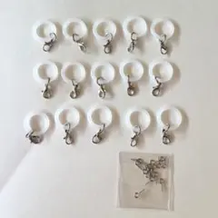 アンブレラ用マーカーリング　めじるしチャームめじるしアクセサリー　ヒートン×15