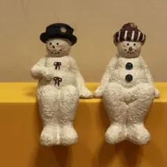 テーブルエッジ スノーマン置物セット