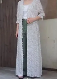 H アッシュ 中目黒 ワンピース ガウン 花柄 フラワー