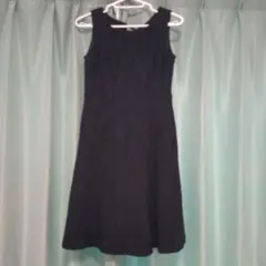 GLACIER ネイビー ノースリーブ レースワンピース　Mサイズお呼ばれワンピ