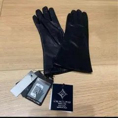 ［18cmネイビー ロング] 30%off！イタリア製 本革 カシミヤ裏地 手袋のサムネイル