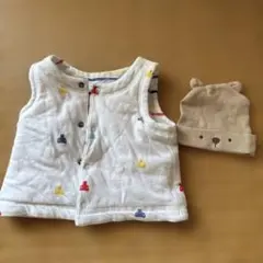 GAPベビーベスト＆帽子セット