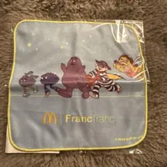 マクドナルド 福袋 2026 ハンドタオル 青 Francfranc