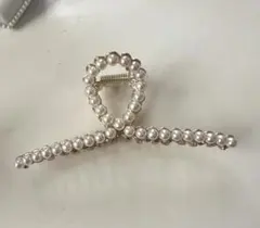 パール装飾 ヘアクリップ