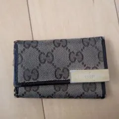 GUCCI GGパターン キーケース　ブラウン