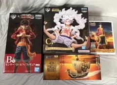 ワンピース　ルフィ&メリー号　フィギュアセット