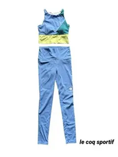 【半額】le coq sportif(デサント)ヨガタンクトップ&レギンスセット