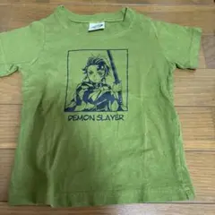 鬼滅の刃 竈門炭治郎 Tシャツ カーキ　オリーブ　90cmのサムネイル