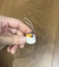 夏目友人帳　ニャンコ先生徒然ストラップ　Part6 あくびをするニャンコ先生