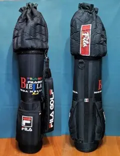 珍品！フィラ「FILA ゴルフキャディバッグ」ロケット型
