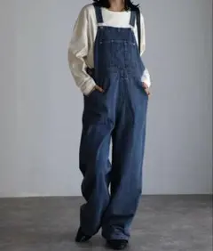 デニムサロペット／オーバーオール