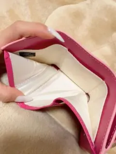 DIESEL ピンク三つ折財布