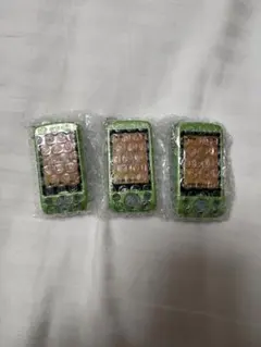 本当に録音 再生！ なつかしのガラケーマスコット　3点セット