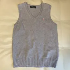 EAST BOY 11号 グレー Vネック スクールベスト