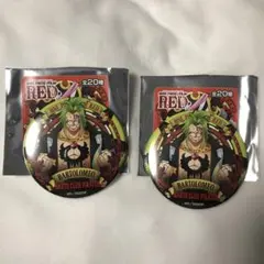 ONEPIECE FILM RED バルトロメオ ドでか缶バッジ 2個セット