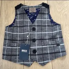 新品 タグ付き 子供　ベスト 110 フォーマル 男の子 BREEZE 結婚式