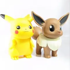 ポケモン デラックスフィギュア ピカチュウ イーブイ TOMY 1998