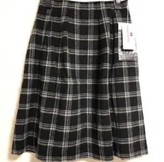 最終！【新品タグ】ビスコンティ リボン 毛 ウール チェック スカート