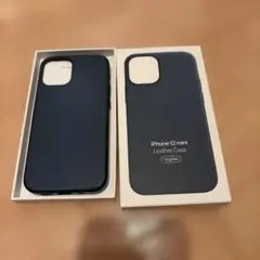iPhone 12 mini 純正Leather Case ネイビーのサムネイル
